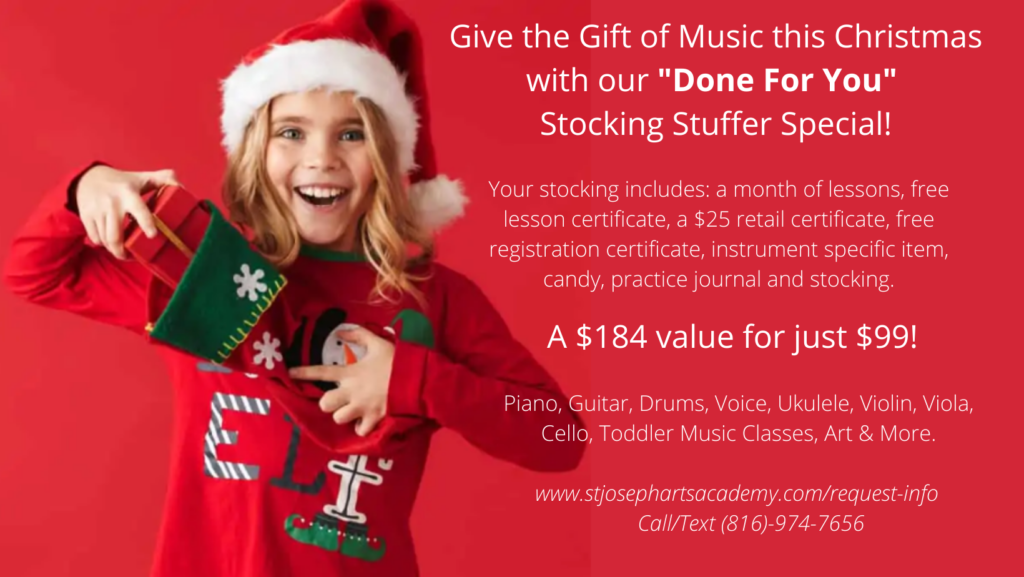 Give the Gift of Music this Christmas with our Done For You Stocking Stuffer Special